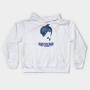 Baby dolphin Kids Hoodie